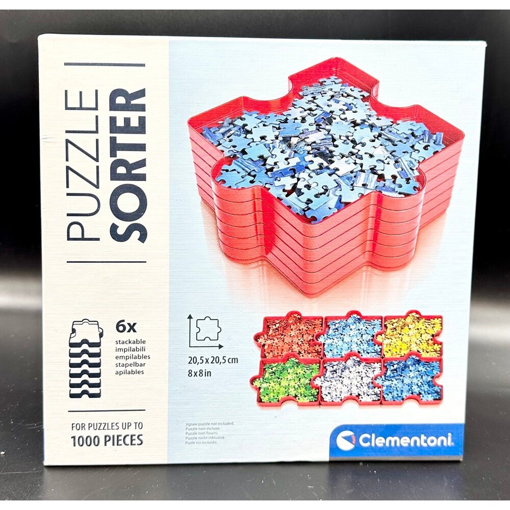 Clementoni set of 6 Puzzle Sorter Trays